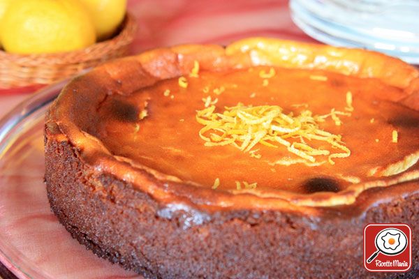 Cheesecake al limone al forno