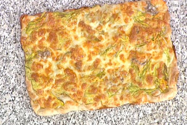 Ricetta Pizza Con Fiori Di Zucca E Alici Gabriele Bonci Ricettemania