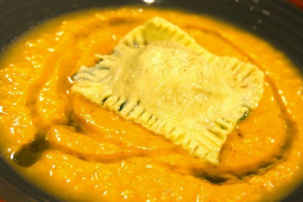 Ravioli di pasta di fave - Alessandro Borghese
