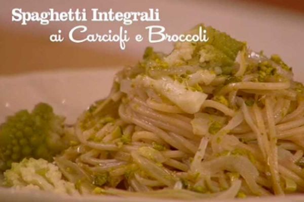 Spaghetti integrali ai carciofi e broccoli - I men di Benedetta