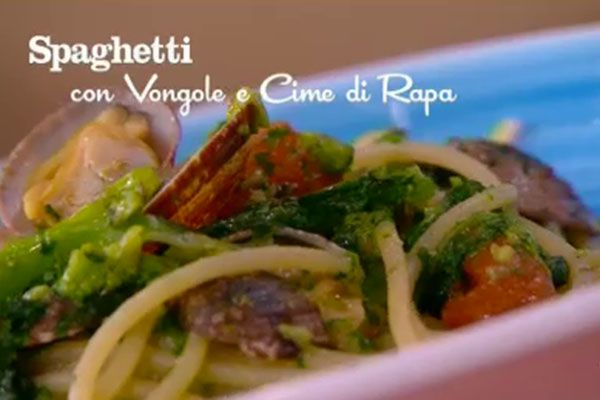 Spaghetti con vongole e cime di rapa - I men di Benedetta