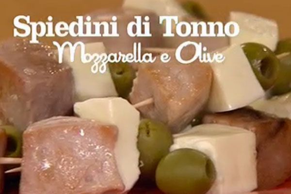 Spiedini di tonno mozzarella e olive - I men di Benedetta