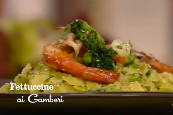 Fettuccine ricche con gamberi - I men� di Benedetta