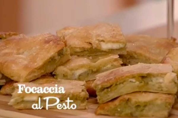 Focaccia al pesto - I men� di Benedetta