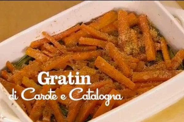 Gratin di carote e catalogna - I men� di Benedetta