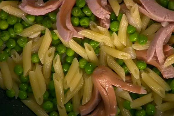Mini penne piovre e piselli - I men� di Benedetta
