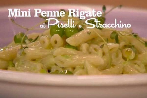 Mini penne rigate ai piselli e stracchino - I men� di Benedetta