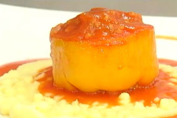 Peperoni affogati con pur� di patate - Dada Rener