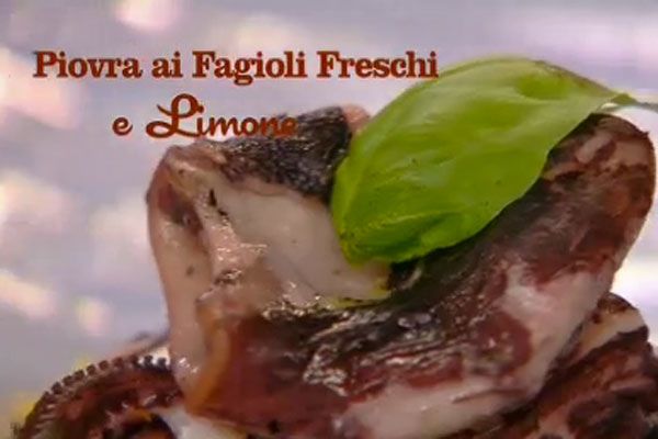 Piovra ai fagioli freschi e limone - I men� di Benedetta