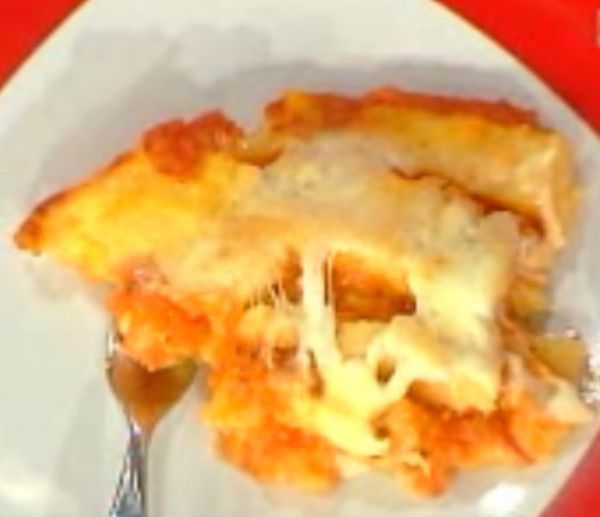 Polenta con stracchino e rag� al prosciutto - Anna Moroni