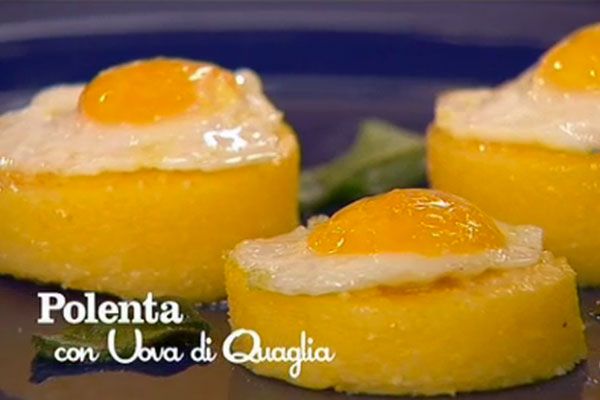 Polenta con uova di quaglia - I men� di Benedetta