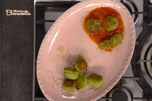 Polpette di piselli alle due salse - I men� di Benedetta