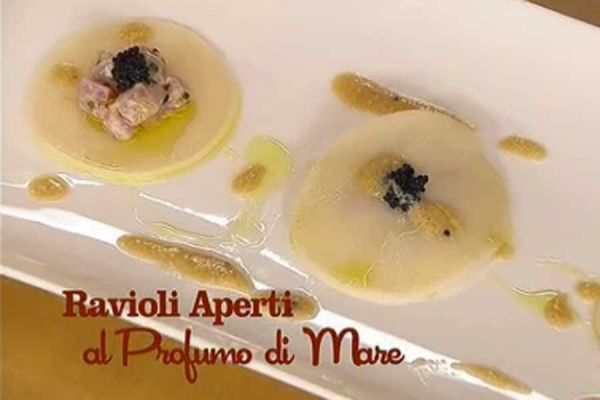 Ravioli aperti al profumo di mare - I men� di Benedetta