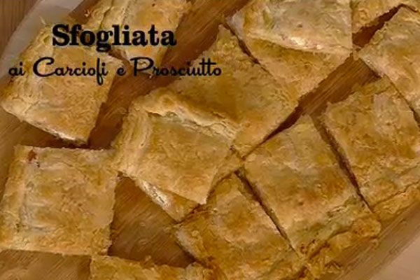 Sfogliata carciofi e prosciutto - I men� di Benedetta