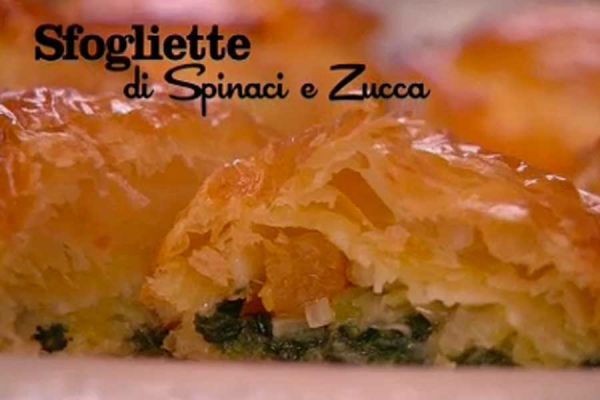 Sfogliette con spinaci e zucca - I men� di Benedetta