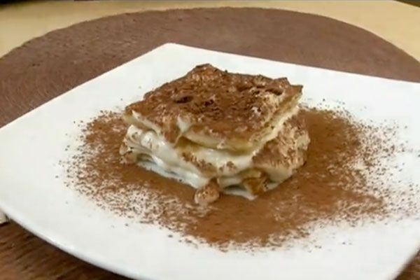 Tiramis� di sfoglia - cotto e mangiato