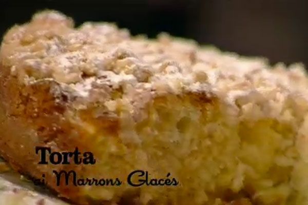 Torta crumble ai marron glac�s - I men� di Benedetta