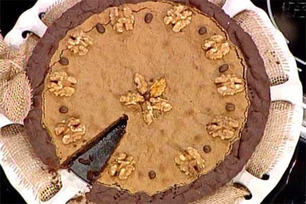 Torta di caff� e noci