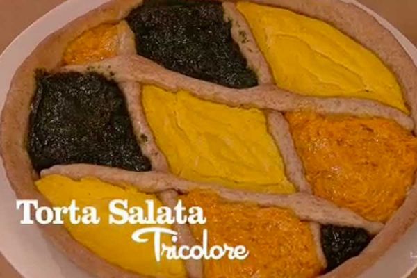 Torta salata tricolore - I men� di Benedetta