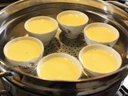 Crema di vaniglia e nutella al vapore