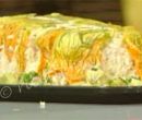 Cake di riso ai fiori di zucca con sugo ai carciofi - sorelle Landra