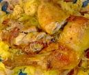 Cosce di pollo con pancetta e polenta smalzada - prova del cuoco