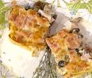 Lasagna con pane carasau, chiodini e prosciutto - Anna Moroni