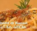 Spaghetti di Kamut al pesto dell'orto - I men di Benedetta