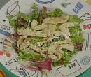 Striscioline di pollo aromatiche con insalata - Antonella Clerici