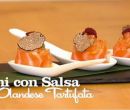Sushi con salsa olandese tartufata - I menù di Benedetta