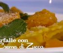 Farfalle con crema di zucca - I men� di Benedetta