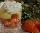 Fragole crema e panna - cotto e mangiato
