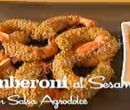 Gamberoni al sesamo con salsa agrodolce - I men� di Benedetta