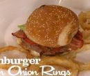 Hamburger con onion rings - I men� di Benedetta