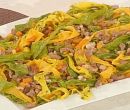 Pappardelle ai tre colori con rag� di vitello