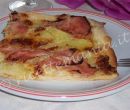 Pizza patate e prosciutto