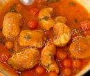 Rotelle di palombo in salsa dell'artusi