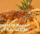Spaghetti di Kamut al pesto dell'orto - I men� di Benedetta