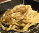 Spaghettoni con pur� di fave - cotto e mangiato