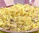 Tagliatelle con lardo e porcini