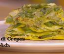 Torre di crepes al pesto - I men� di Benedetta