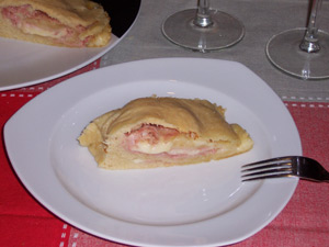 Tortano al prosciutto e fontina