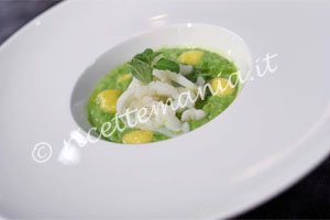 Seppie con vellutata di piselli - Alessandro Borghese