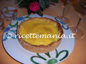 Crostata di crema cotta