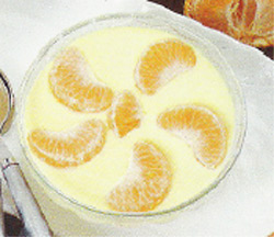 Crema fredda di mandarini