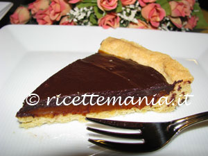 Crostata al caramello e cioccolato