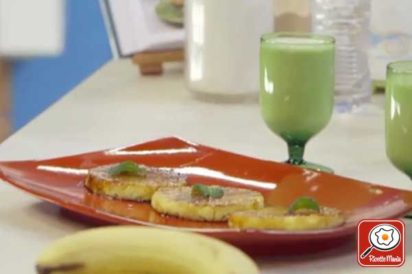 Ananas grigliato e smoothie alla banana - Molto Bene