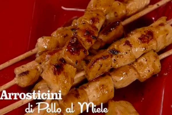 Arrosticini di pollo al miele - I men di Benedetta