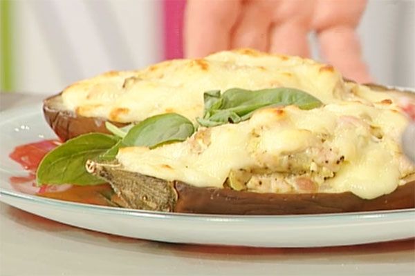 Barchette di melanzane con tacchino e curry - Antonella Clerici