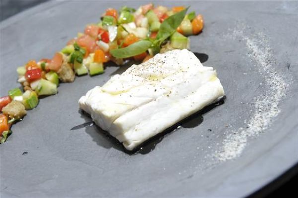 Bianco di branzino alla clessidra - Alessandro Borghese